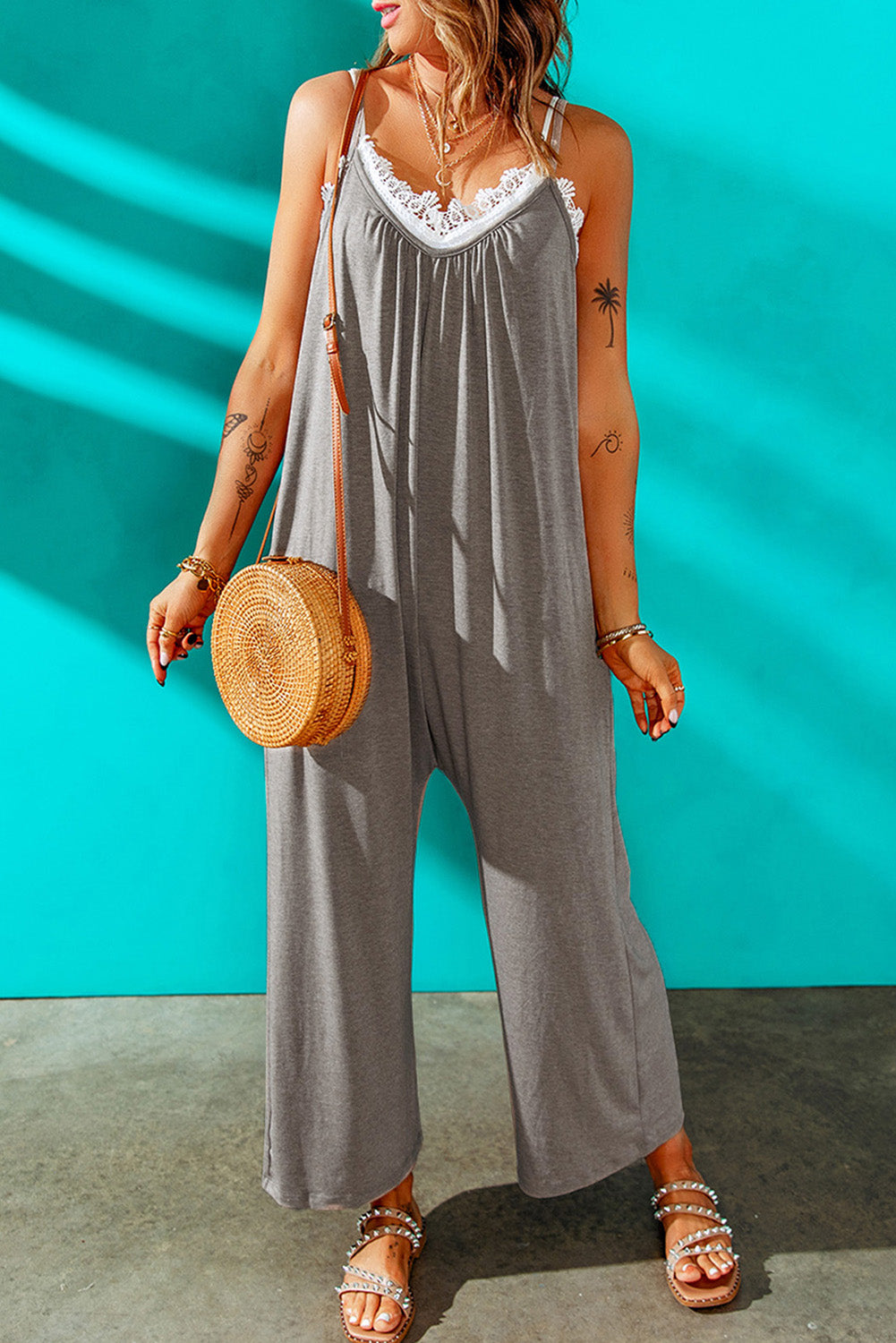 Wide Leg Jumpsuit
