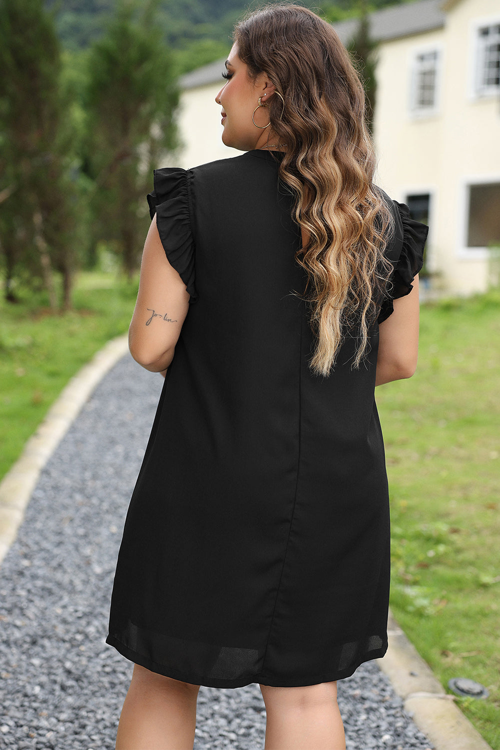 Keyhole Shift Dress