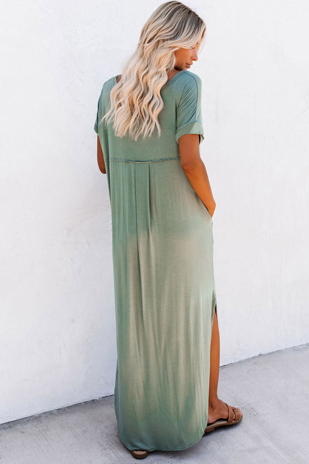 Side Split T-Shirt Dress