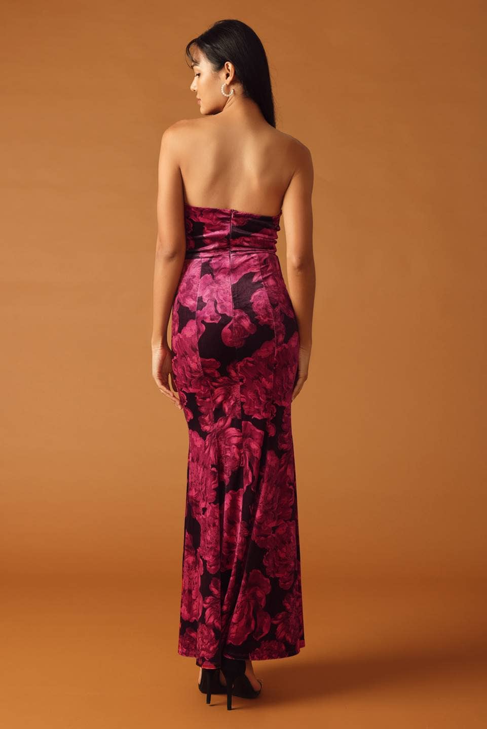 Velvet Printed Maxi