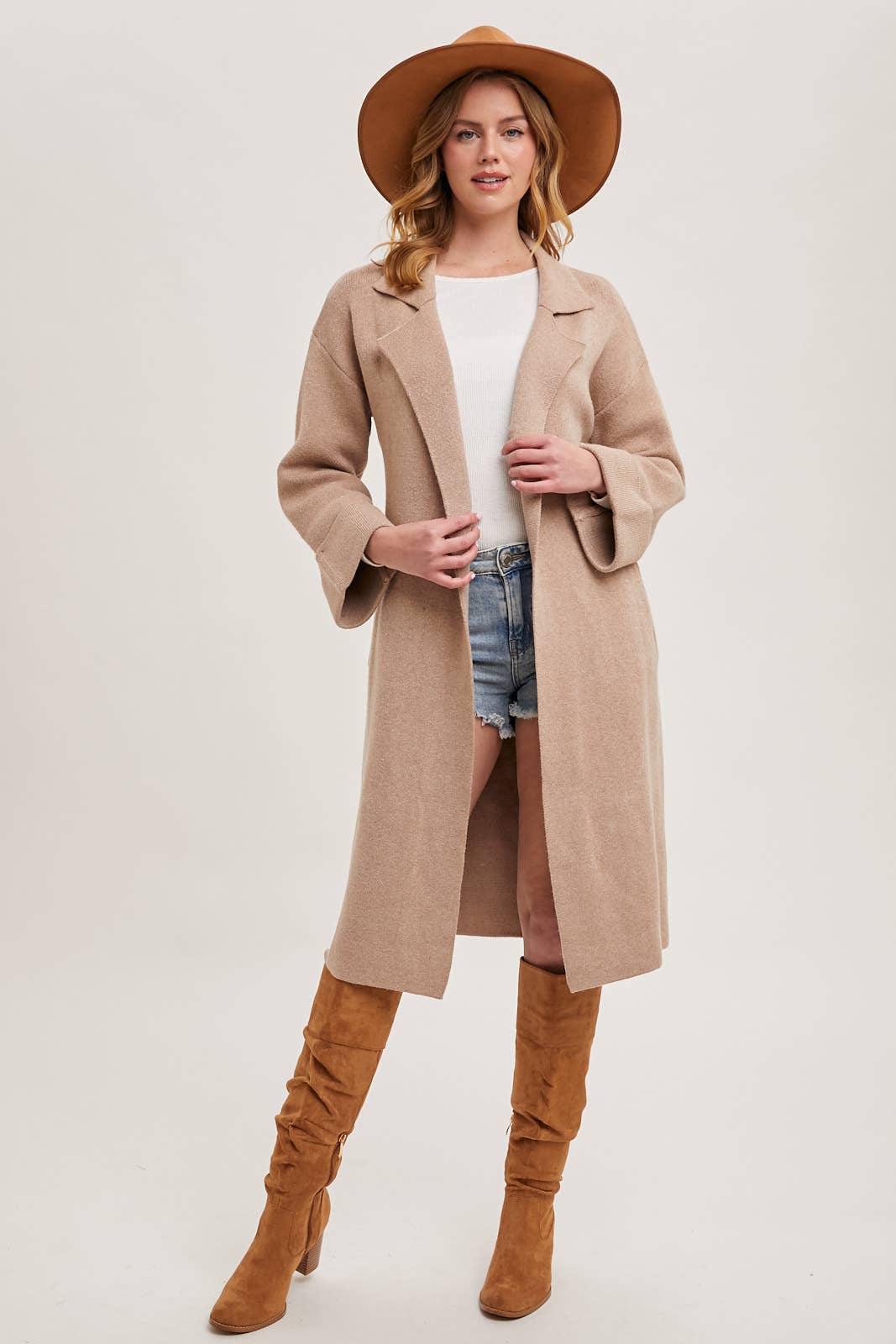 Knitted Trench Coat