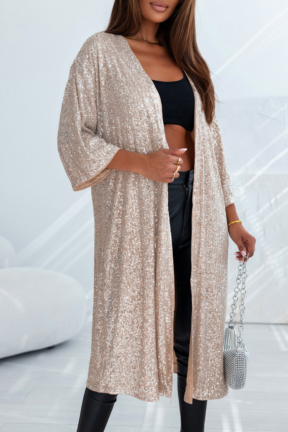 Sequin Kimono