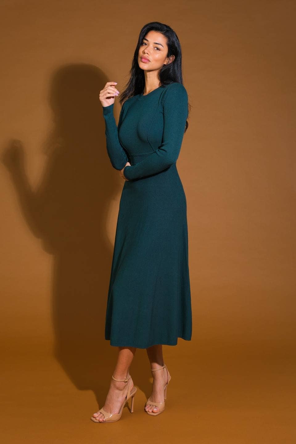 Green Sweater Dress