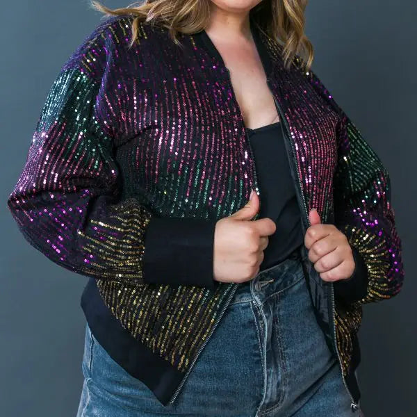 Sequin Bomber jacket