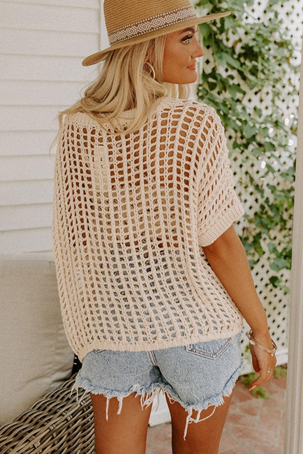 Netted Sweater Tee