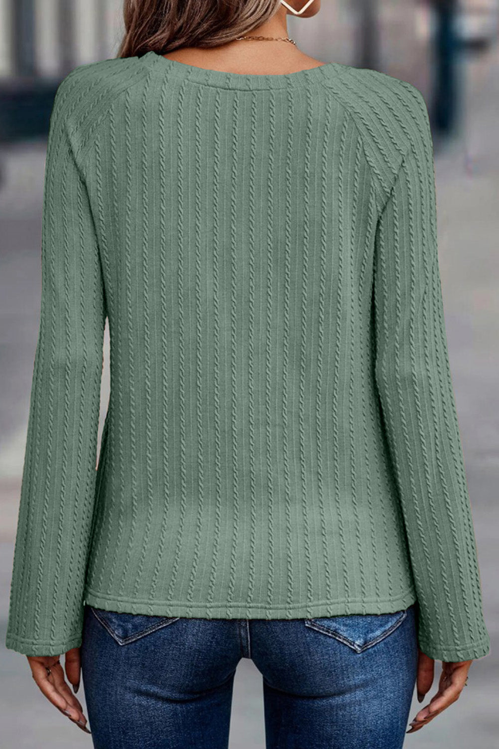 Sage Textured Top