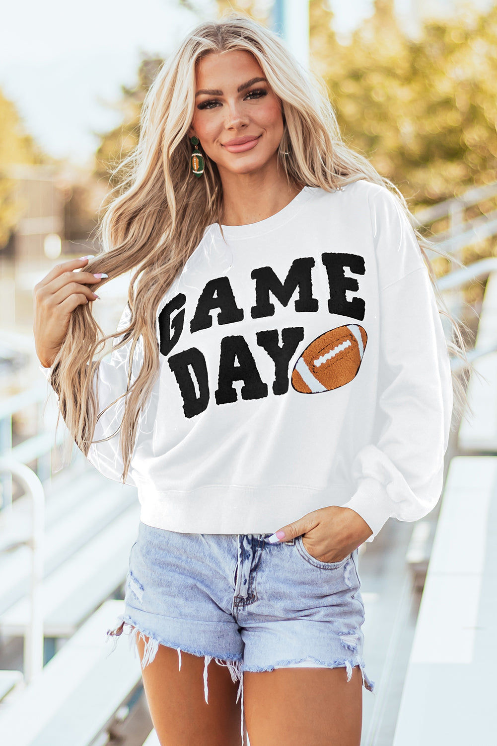 Game Day Carpeted Graphic Sweatshirt